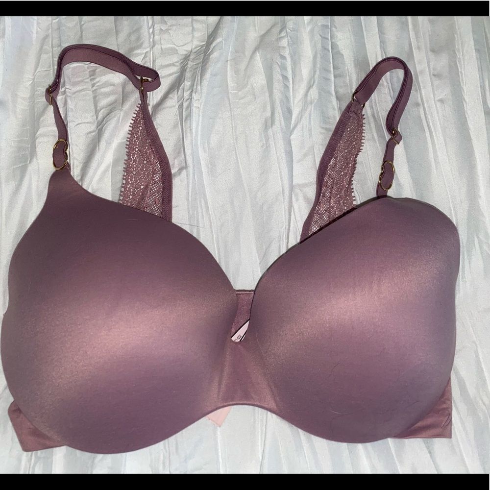VS INCREDIBLE by Victoria’s Secret Bra 32DD lightly lined Mauve
